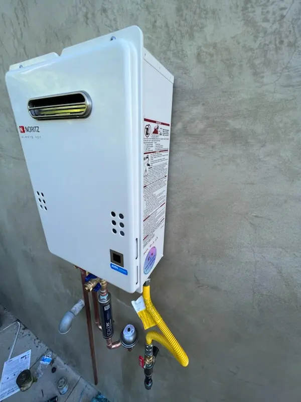 Tankless water heater installation for Houston homes